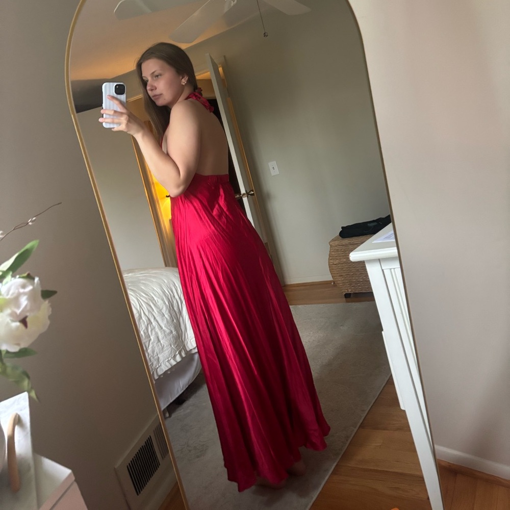 Vintage 1990s Victoria Secret Satin Maxi Dress - Picture 4 of 8